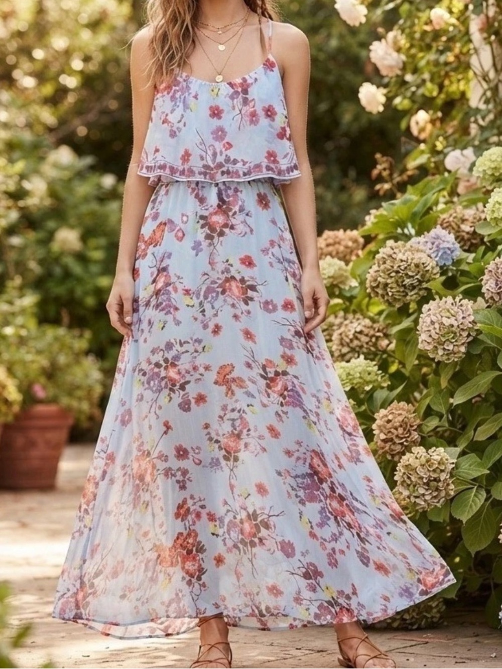 Vera Wang Princess maxi dress size large